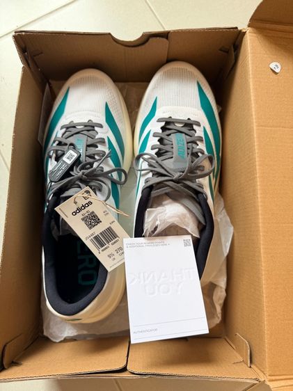 Adidas Adizero EVO SL ของใหม่แท้ 100เปอร์เซ็นสี White Green รูปที่ 2