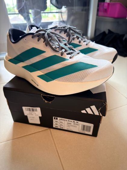 Adidas Adizero EVO SL ของใหม่แท้ 100เปอร์เซ็นสี White Green รูปที่ 5