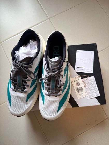 Adidas Adizero EVO SL ของใหม่แท้ 100เปอร์เซ็นสี White Green รูปที่ 3