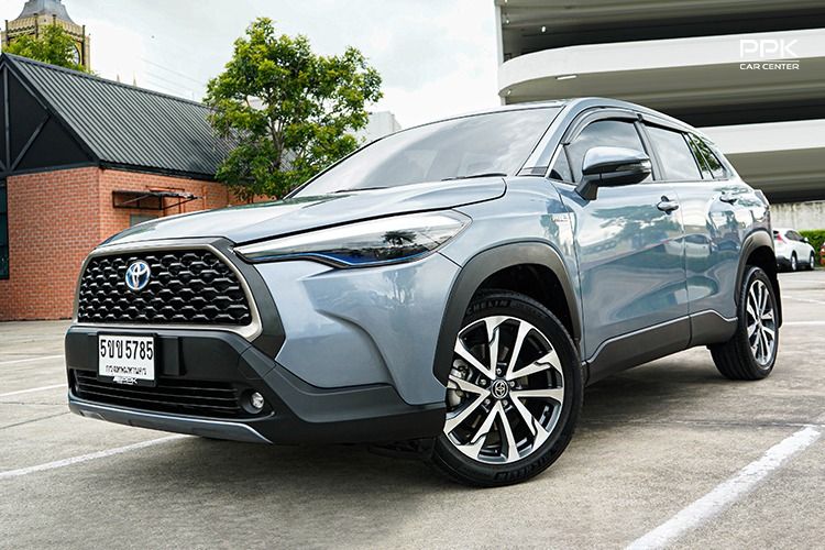 รถ Toyota Corolla Cross 1.8 Hybrid Premium สี เทา