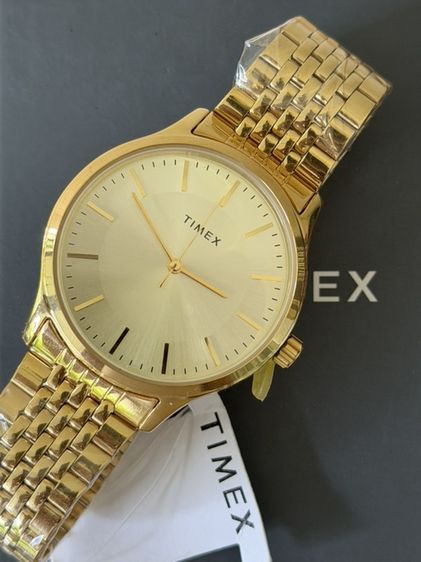 ทอง TIMEX Tg65 1 Series Gold Stainless Steel Analog Quartz Watch For Men
