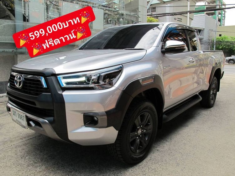 รถ Toyota Hilux Revo Smart Cab 2.4 Entry Prerunner สี เทา