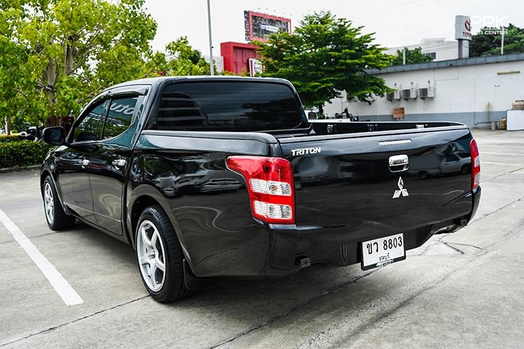 Mitsubishi Triton 2016 2.5 GLX Pickup ดีเซล ไม่ติดแก๊ส เกียร์ธรรมดา ดำ รูปที่ 4