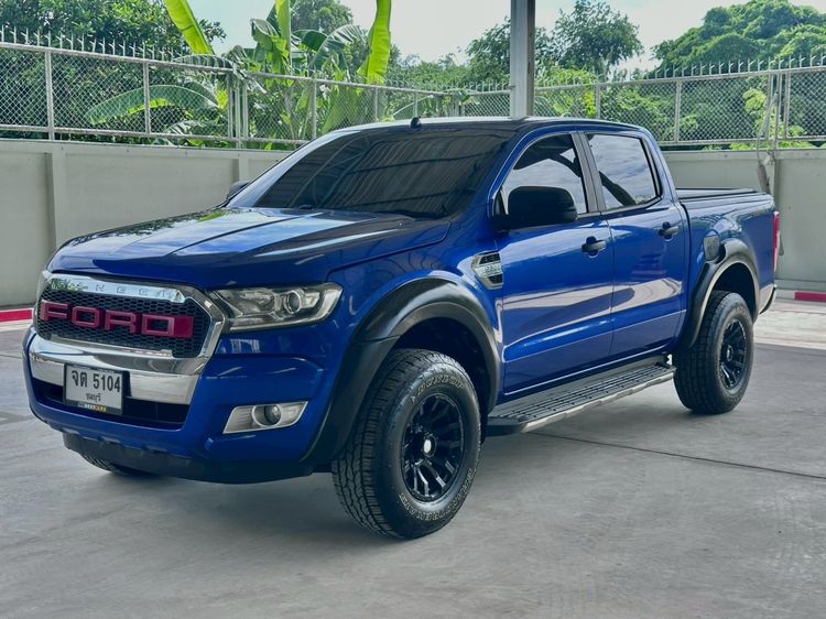 รถ Ford Ranger 2.2 Hi-Rider XLT สี น้ำเงิน