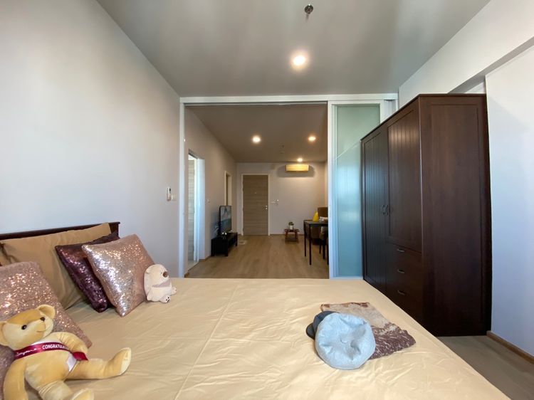 Sansiri ไม่อนุญาต ตกแต่งครบ HiveTaksin BTSวงเวียนใหญ่ Condo 1นอน 1นั่งเล่น 40ตรม. ชั้น 26 ห้องสวย วิวดี เฟอร์+เครื่องใช้ไฟฟ้าใหม่ ว่างให้เข้าพัก 1 กย รูปที่ 3