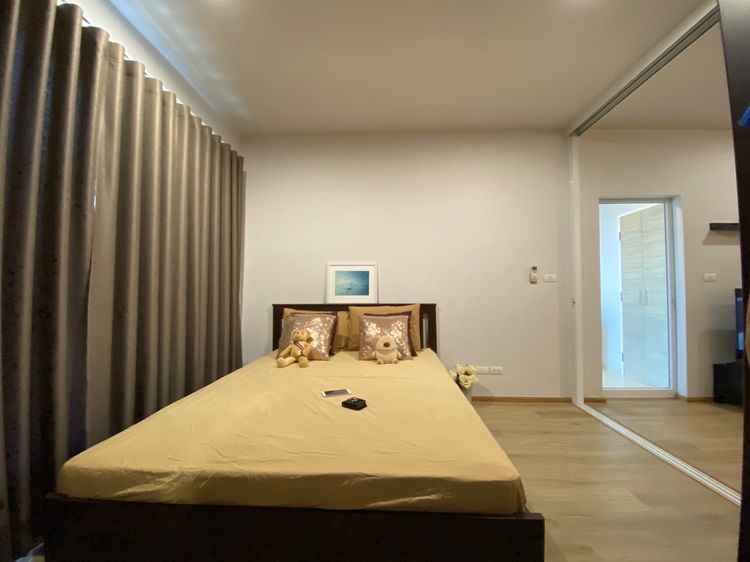 Sansiri ไม่อนุญาต ตกแต่งครบ HiveTaksin BTSวงเวียนใหญ่ Condo 1นอน 1นั่งเล่น 40ตรม. ชั้น 26 ห้องสวย วิวดี เฟอร์+เครื่องใช้ไฟฟ้าใหม่ ว่างให้เข้าพัก 1 กย รูปที่ 4