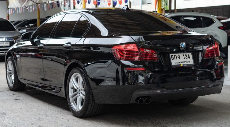 BMW Series 5 2015 525d Sedan ดีเซล ไม่ติดแก๊ส เกียร์อัตโนมัติ ดำ รูปที่ 3