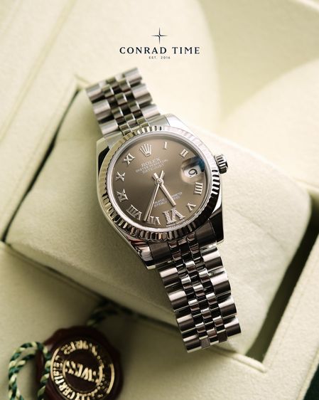 Rolex Datejust 178274 Brown Roman Dial Jubilee 2012 31 mm. Fullset 