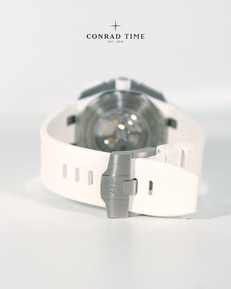 AP. Royal Oak Offshore 26402CB.OOA010CA01 White Dial White Rubber Strap 2014 44mm. Fullset  รูปที่ 11