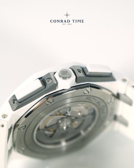 AP. Royal Oak Offshore 26402CB.OOA010CA01 White Dial White Rubber Strap 2014 44mm. Fullset  รูปที่ 14