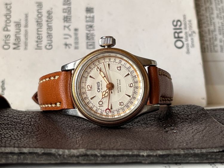 Oris Big Crown วันที่ก้ามปู ผู้หญิง 28มม รูปที่ 3