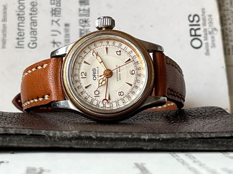 Oris Big Crown วันที่ก้ามปู ผู้หญิง 28มม รูปที่ 14