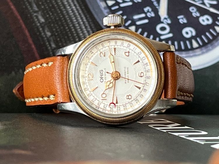 Oris Big Crown วันที่ก้ามปู ผู้หญิง 28มม รูปที่ 11