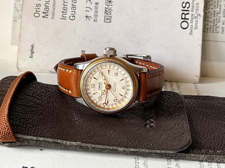 Oris Big Crown วันที่ก้ามปู ผู้หญิง 28มม รูปที่ 13