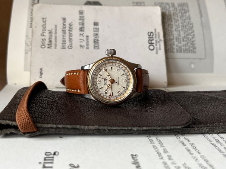 Oris Big Crown วันที่ก้ามปู ผู้หญิง 28มม รูปที่ 4
