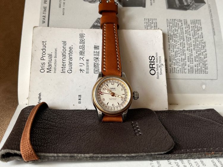 Oris Big Crown วันที่ก้ามปู ผู้หญิง 28มม รูปที่ 5