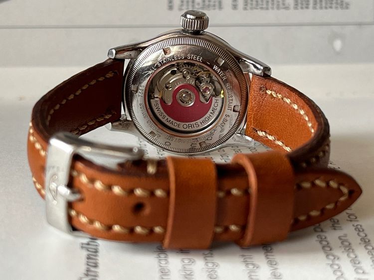 Oris Big Crown วันที่ก้ามปู ผู้หญิง 28มม รูปที่ 9