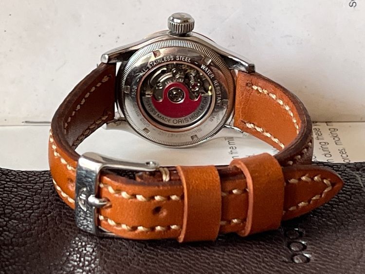 Oris Big Crown วันที่ก้ามปู ผู้หญิง 28มม รูปที่ 12