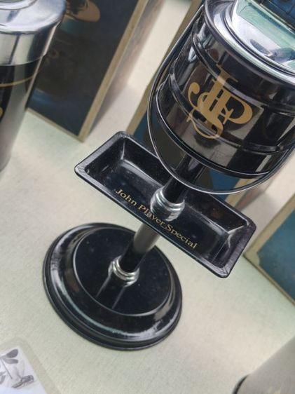 🏴󠁧󠁢󠁥󠁮󠁧󠁿Vintage 1970s John Player Special (JPS) Table Lighter & Ashtray 3-Piece Boxed Set รูปที่ 2