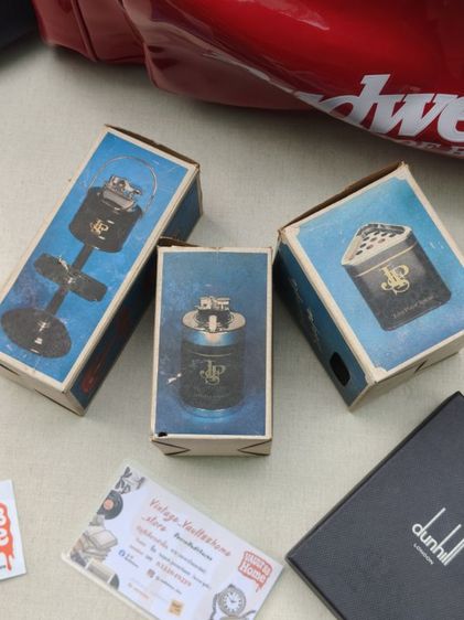 🏴󠁧󠁢󠁥󠁮󠁧󠁿Vintage 1970s John Player Special (JPS) Table Lighter & Ashtray 3-Piece Boxed Set รูปที่ 8