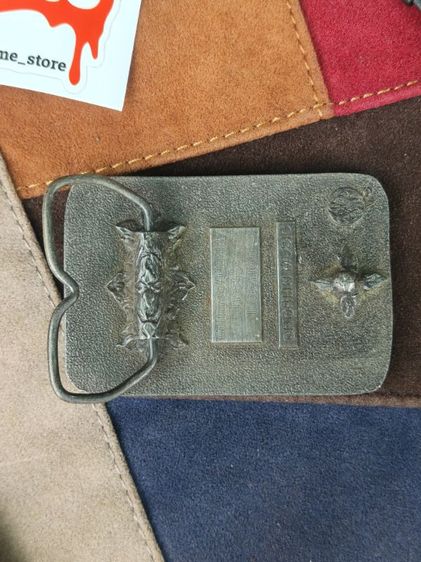 🔥🎸Vintage 1970s Gibson Les Paul Belt Buckle ©Norlin Music Guitars of Quality Rare Collectible รูปที่ 3