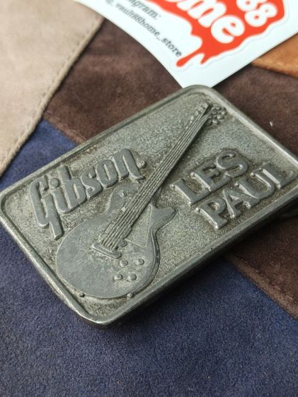 🔥🎸Vintage 1970s Gibson Les Paul Belt Buckle ©Norlin Music Guitars of Quality Rare Collectible