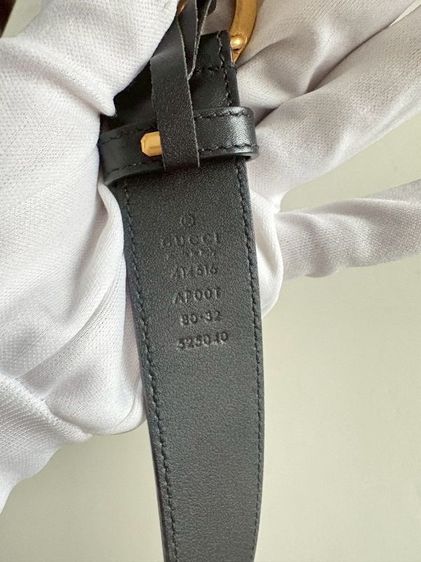 Gucci Belt 3 cm.Size 80/32 รูปที่ 4
