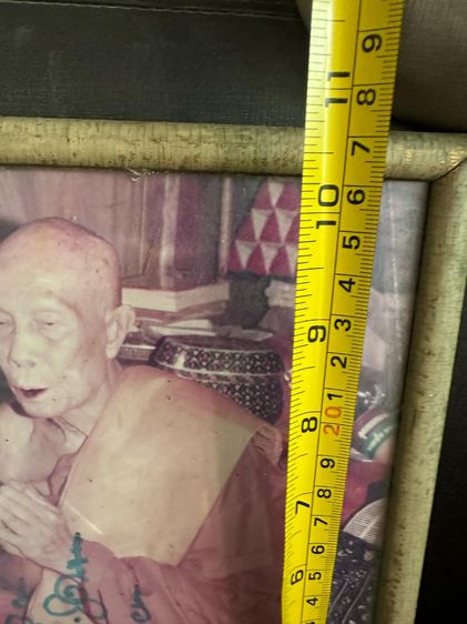 หลวงปู่หลิวขนาดกว้าง9สูง10นิ้วเก่าสวย   รูปที่ 7