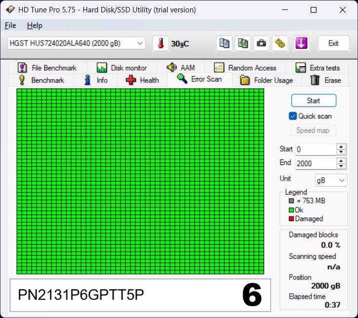 HDD 2TB HGST Ultrastar 7200RPM เกรด Enterprise  รูปที่ 12