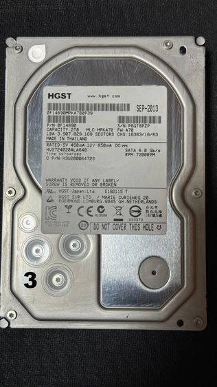HDD 2TB HGST Ultrastar 7200RPM เกรด Enterprise  รูปที่ 15