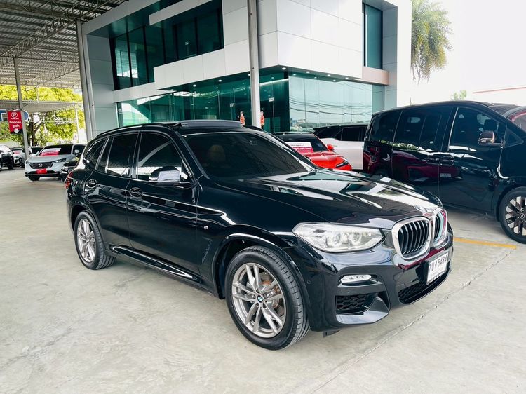 BMW X3 2020 X3 2.0 xDrive20d M Sport AWD Utility-car ดีเซล ไม่ติดแก๊ส เกียร์อัตโนมัติ ดำ รูปที่ 2