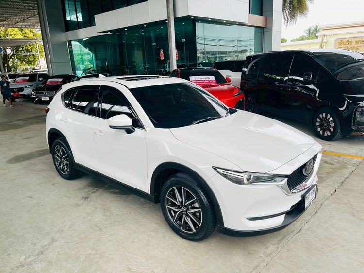 Mazda CX-5 2018 2.2 XDL 4WD Utility-car ดีเซล ไม่ติดแก๊ส เกียร์อัตโนมัติ ขาว รูปที่ 2