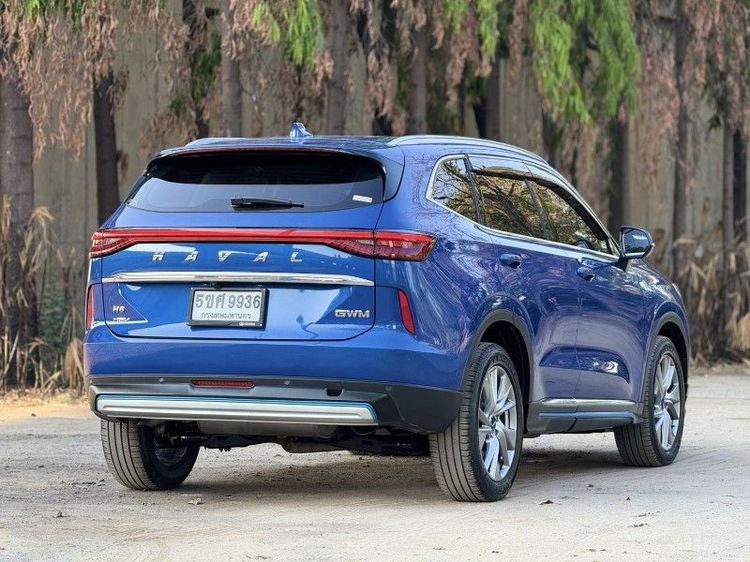 GWM Haval H6 2022 1.5 Hybrid Ultra Utility-car ไฮบริด ไม่ติดแก๊ส เกียร์อัตโนมัติ น้ำเงิน รูปที่ 4