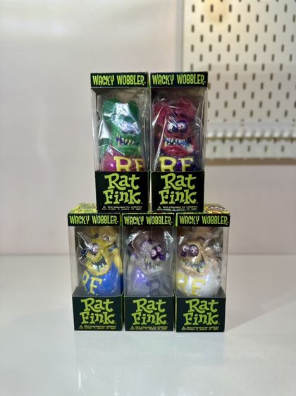 โมเดลรถสะสม โมเดลวินเทจ RatFink หัวดุ๊กดิ๊ก ขายยกชุด