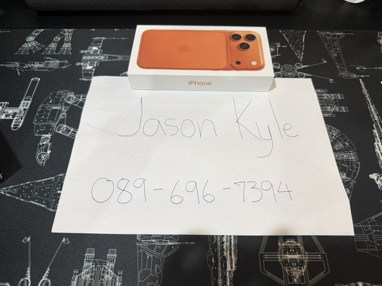 256 GB iPhone 17 Pro Max 256GB สี Cosmic Orange (เครื่องใหม่ ยังไม่แกะซีล)