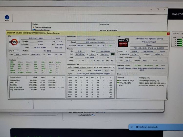 Lenovo AIO Ryzen 5 (2022) สภาพใหม่ รูปที่ 5