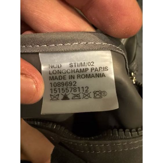 Longchamp Le Pilage Neo ไซส์ M สี grey color ราคา 1,200 รวมส่ง📌 รูปที่ 4