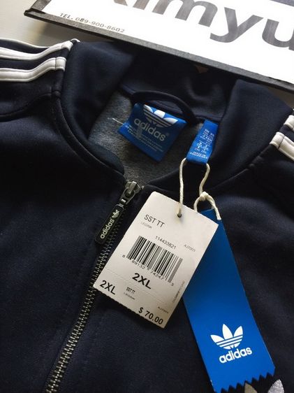 Adidas Originals Superstar Track Jacket Men's 2XL มือ1 FROM  USA รูปที่ 13