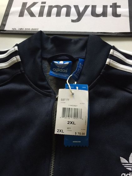 Adidas Originals Superstar Track Jacket Men's 2XL มือ1 FROM  USA รูปที่ 11