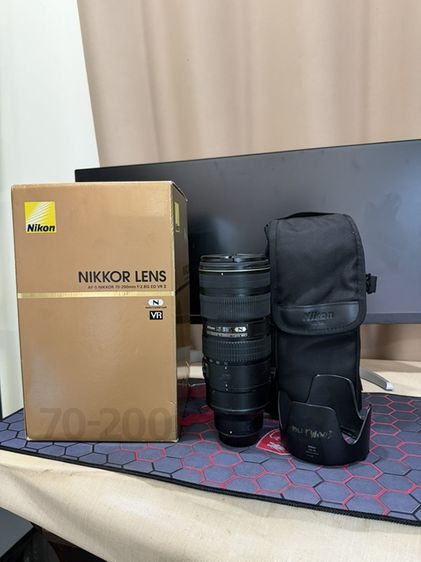 เลนส์ Nikon AF-S 70-200mm F2.8G ED VR II ไม่ฝ้า ไม่รา ฝุ่นหน่อย ใช้งานปกติ โฟกัสลื่นทุกจุด ครับ