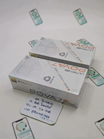 ยี่ห้ออื่นๆ 256 GB ขาย เทิร์น Tecno Pova 7 Ultra 5G Ram 12 Rom 256 ศูนย์ไทย ของใหม่มือ 1 ประกัน 1 ปี เพียง 8,990 บาท ครับ