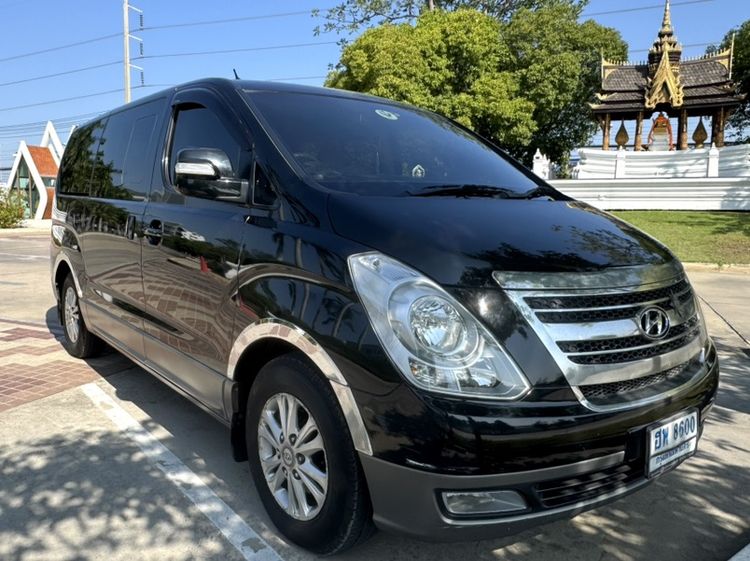 Hyundai H-1  2012 2.5 Deluxe Van ดีเซล ไม่ติดแก๊ส เกียร์อัตโนมัติ ดำ รูปที่ 4
