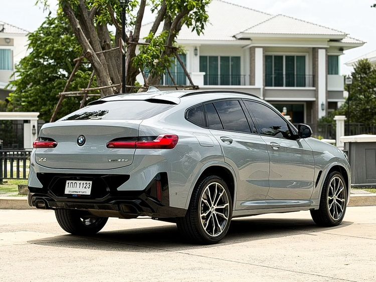 BMW X4 2023 2.0 xDrive20d M Sport 4WD Utility-car ดีเซล ไม่ติดแก๊ส เกียร์อัตโนมัติ เทา รูปที่ 4