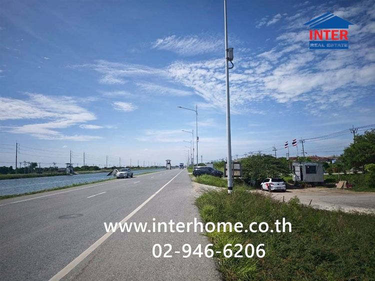 ที่ดินเปล่า 800 ตร.ว. ที่ดิน ใกล้โรงพยาบาลรามาธิบดีจักรีนฤบดินทร์ ถนนเลียบคลองส่งน้ำสุวรรณภูมิ ถนนเทพารักษ์ กม.19 แยกคลอง5 บางพลี 