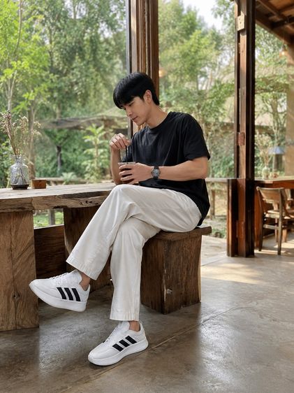 (44.5eu) Primaloft X Adidas Adipuff - Off White Core Black รูปที่ 2