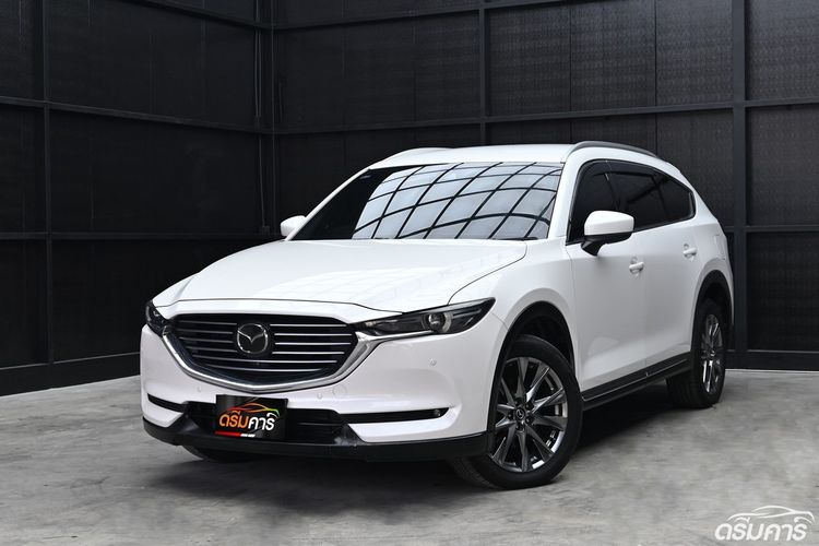 รถ Mazda CX-8 2.2 XDL Exclusive 4WD สี ขาว