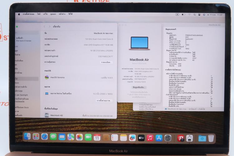 MacBook Air 13" Core i5 2018 16.256GB รูปที่ 2