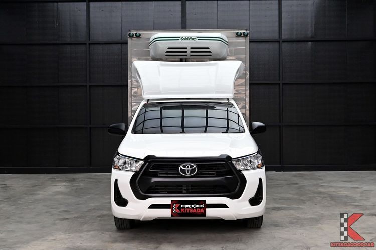 Toyota Hilux Revo 2026 2.4 Entry Pickup ดีเซล ไม่ติดแก๊ส เกียร์ธรรมดา ขาว รูปที่ 2