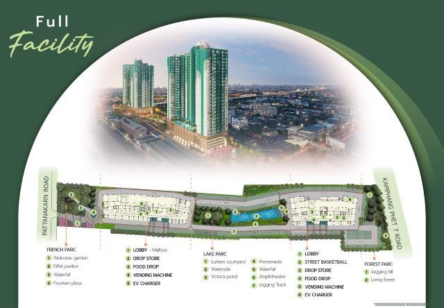 มีบางส่วน CM04452 ขายดาวน์ คอนโด ศุภาลัย ปาร์ค เอกมัย-พัฒนาการ Supalai Parc Ekkamai-Pattanakarn ถนนพัฒนาการ รูปที่ 4