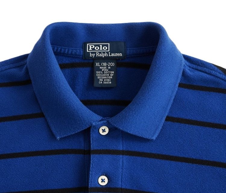 Polo By Ralph Lauren Men's Polo Blue Striped  รูปที่ 3